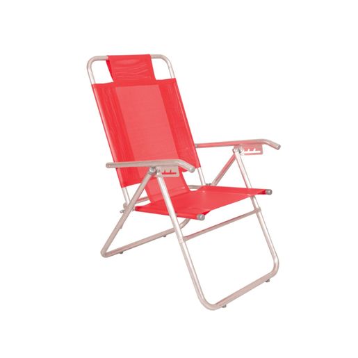 Reposera Plegable Descansar C/Conver. 5 Pos. 80015 Colores Varios