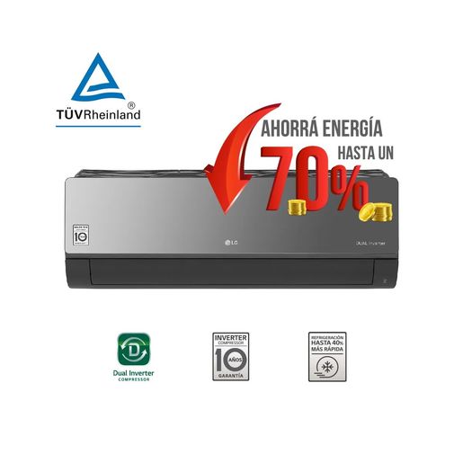 Aire split inverter LG 5200w art cool s4 w8klrpa