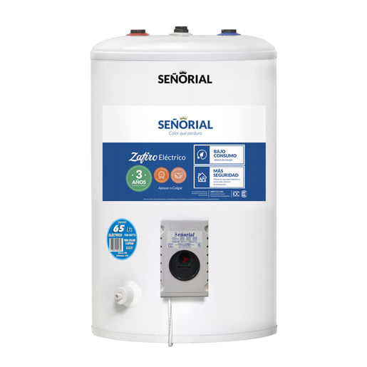 Termotanque  Señorial Eléctrico 50 lts Pie/Colg Tesz-65 330005 TermotanqueSeñorialTESZ-65330005
