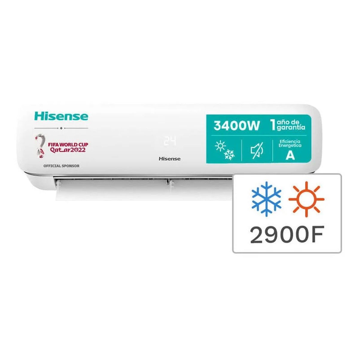 Aire Acondicionado Hisense Split 3400w F/C 