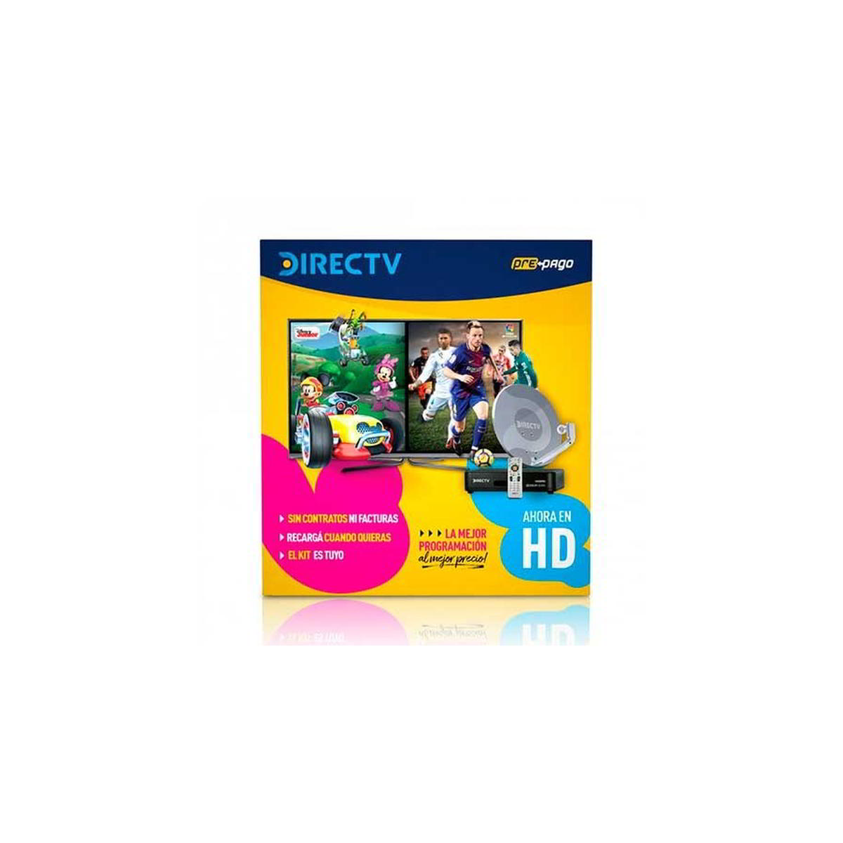 Kit DirecTv prepago antena de 0.46 mts.