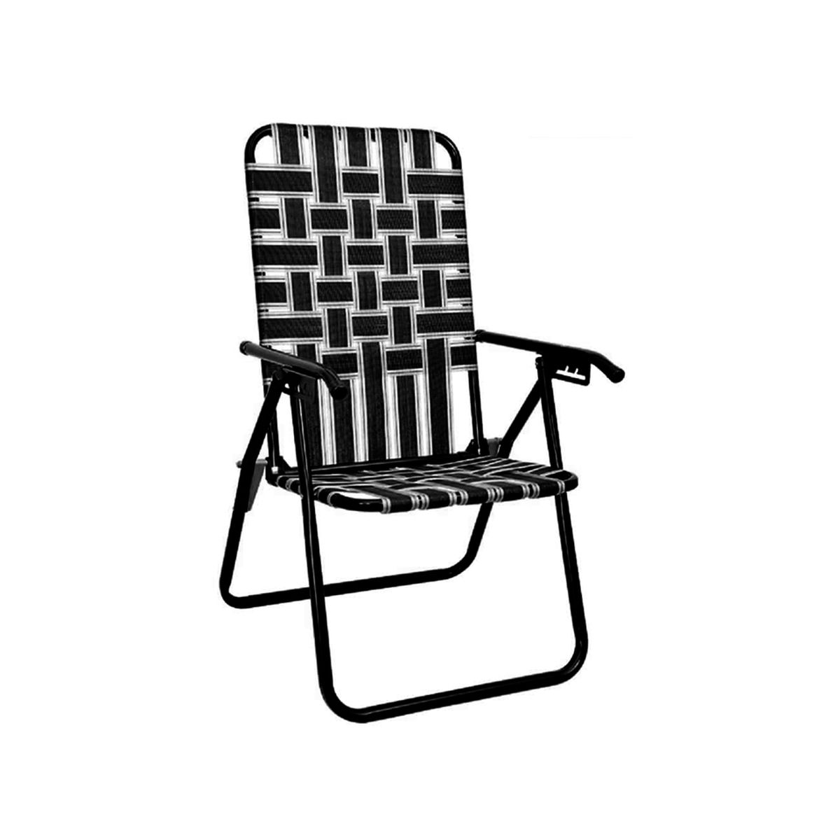 Reposera Plegable Descansar Black C/Cint 80042 Colores Varios