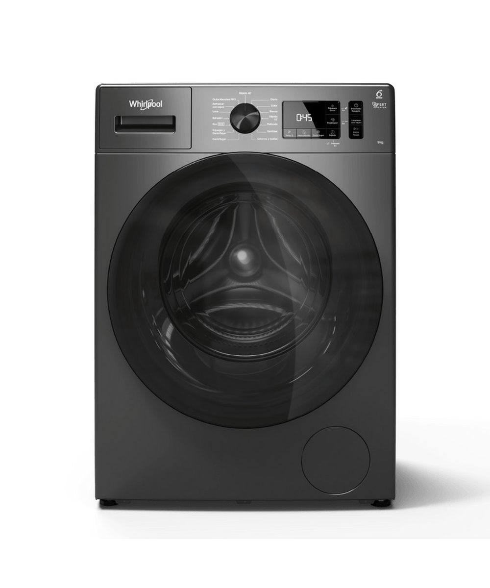 Lavarropas Whirlpool WNQ90 9kg Inverter Carga Frontal Inox