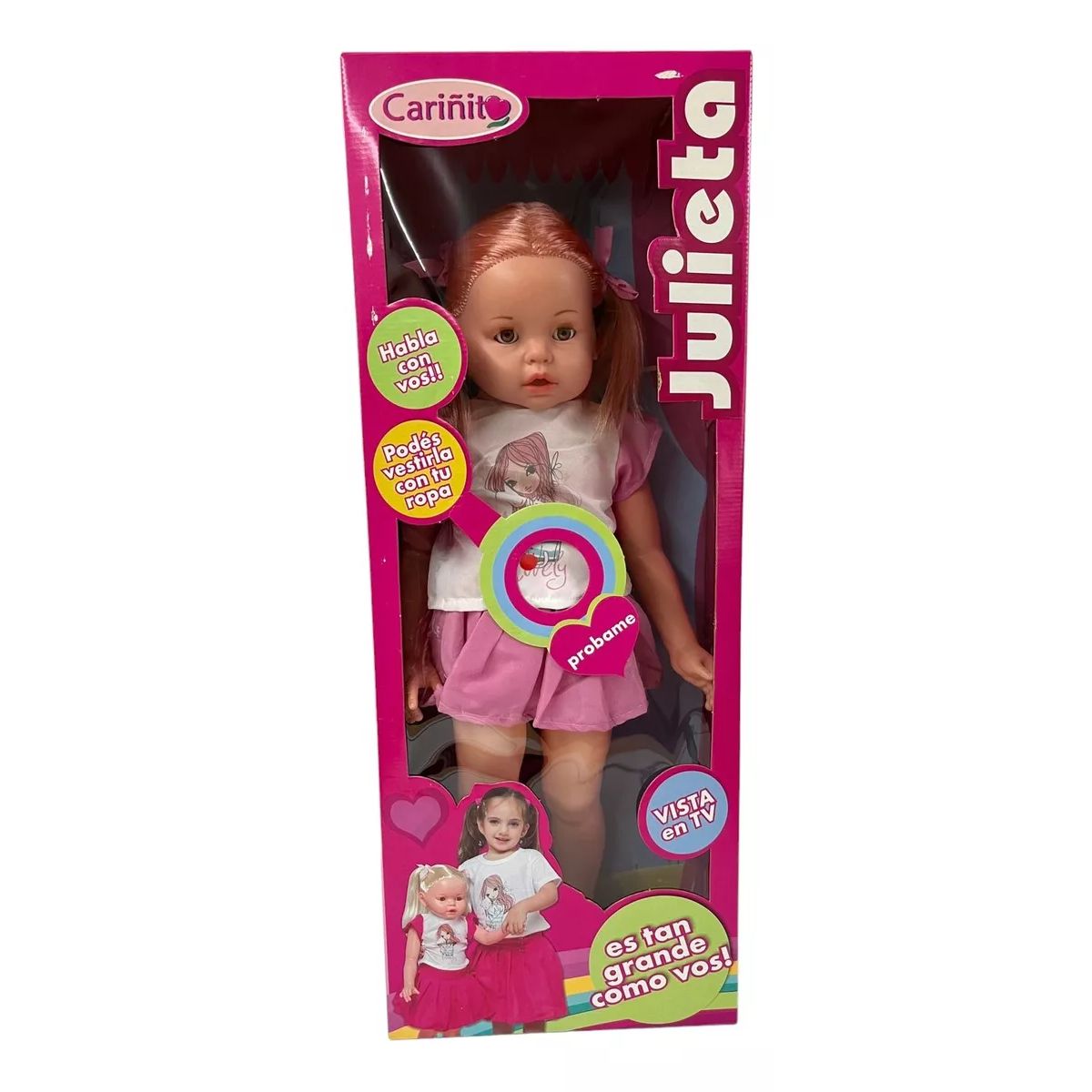 MUÑECA JULIETA ADAR HABLA 4 FRASES 530 JULIETA HABLA 4 FRASES