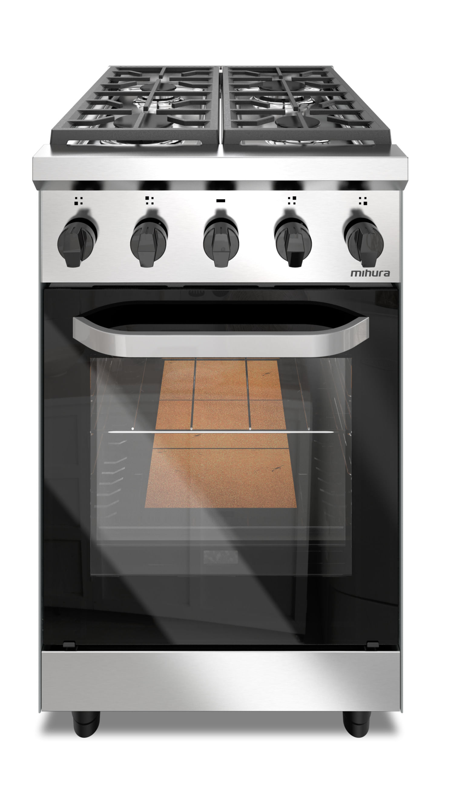 Cocina Mihura 51cm 18281 510 Inox 4 Hornallas