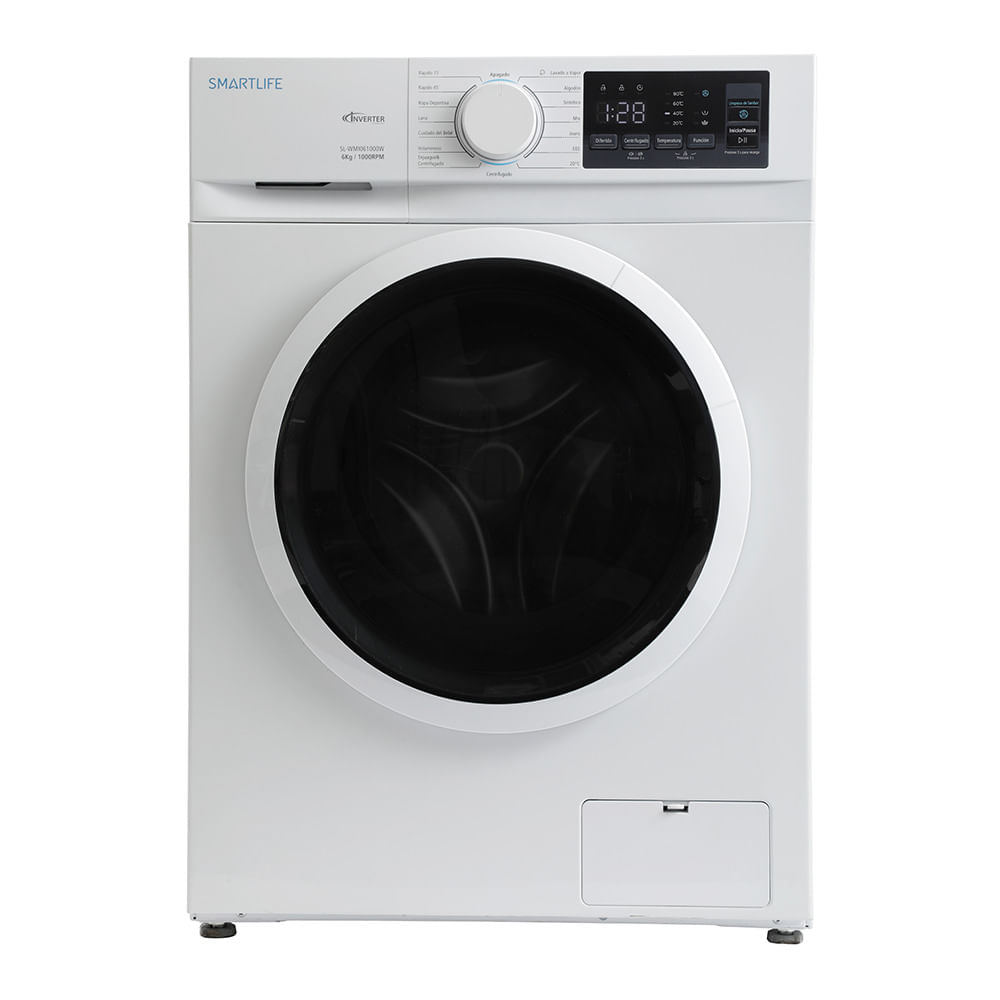 Lavarropas Smartlife 6kg Sl-Wmi061000w Inverter 1000rpm A Blanco