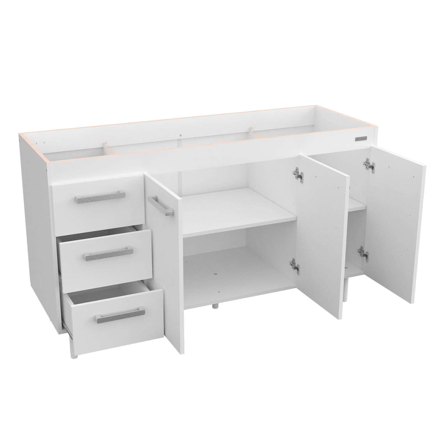 Bajo Mesada Sin Bacha Mueble Cocina Mosconi Express 1,40 Mts