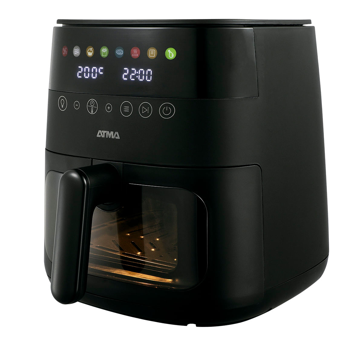Freidora De Aire Atma Fr246abp Digital 6l 1750w