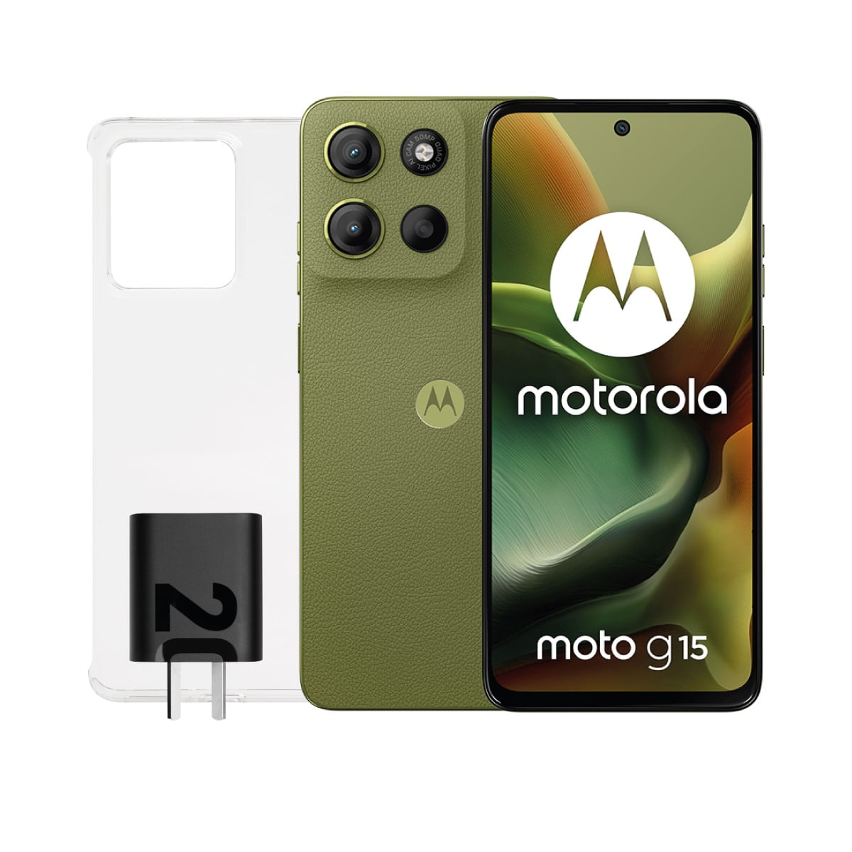 Celular Motorola Moto G15 4GB 128GB Verde Celular Motorola Moto G15 Verde 4/128gb 6.72"
