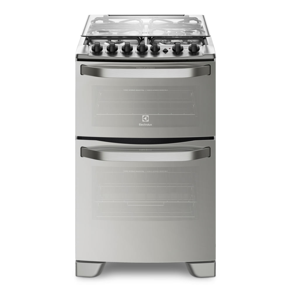 Cocina Electrolux doble horno 56 cm 56DXQ inoxidable