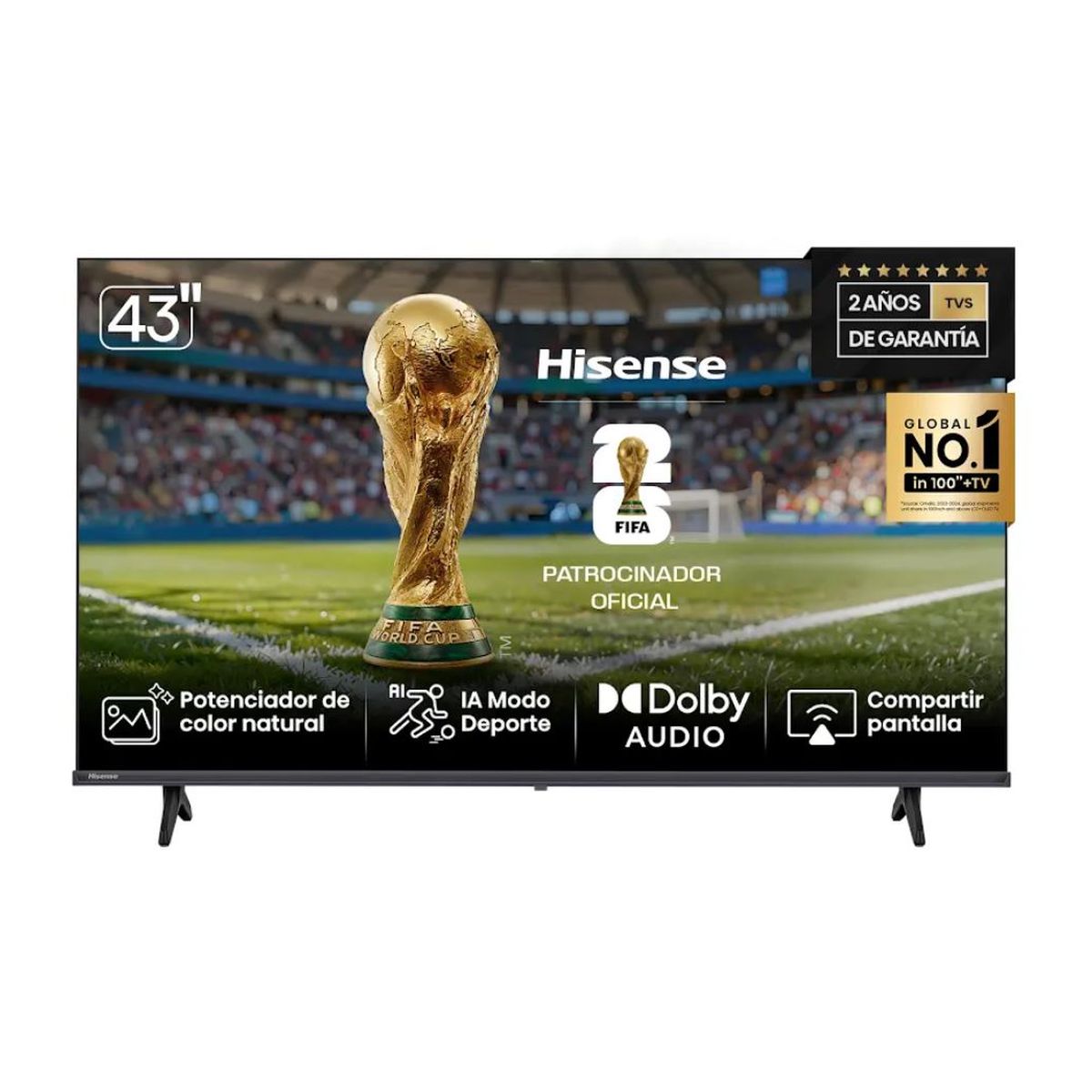 Televisor Hisense Smart TV 43" Full HD A42K