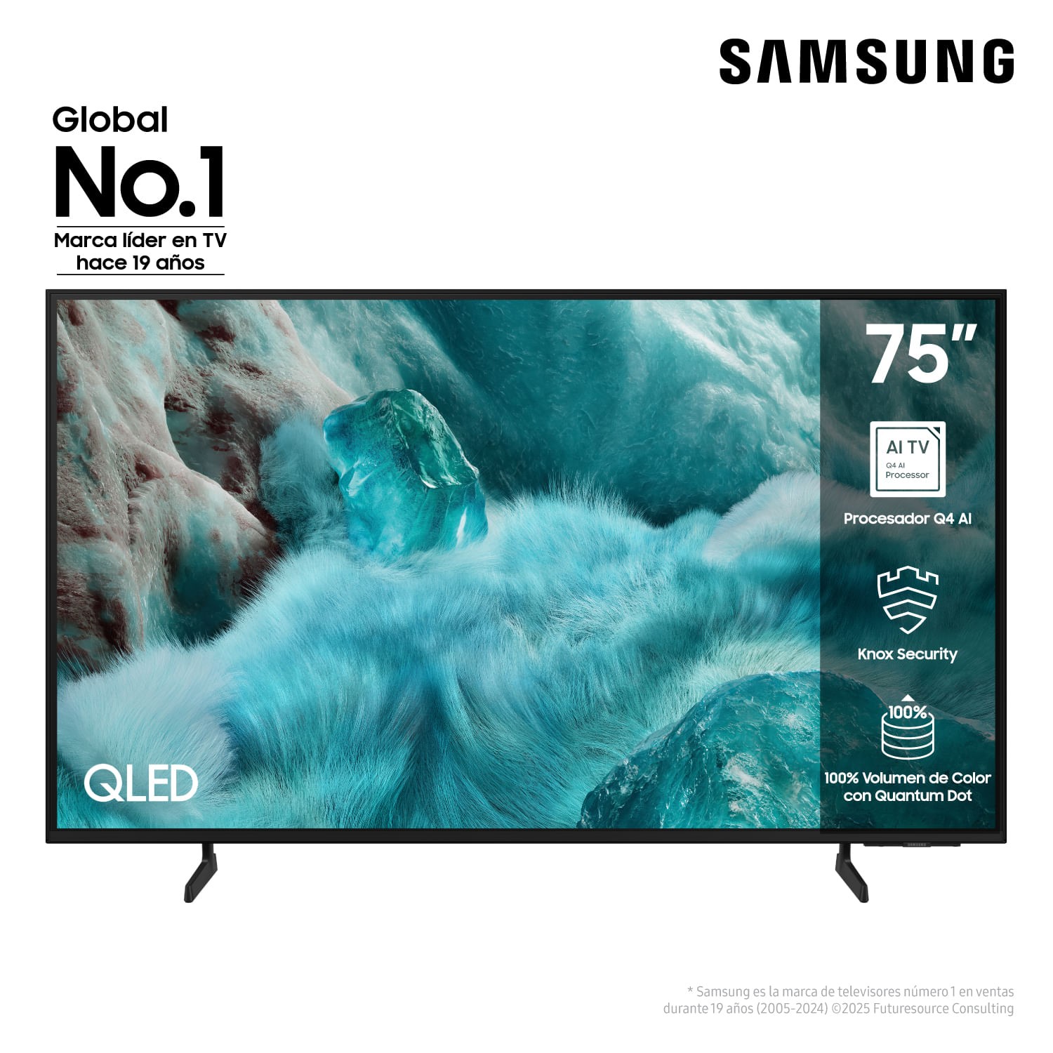 Smart Tv Samsung 75 Qn75q7fa Qled 4k Ia Tizen