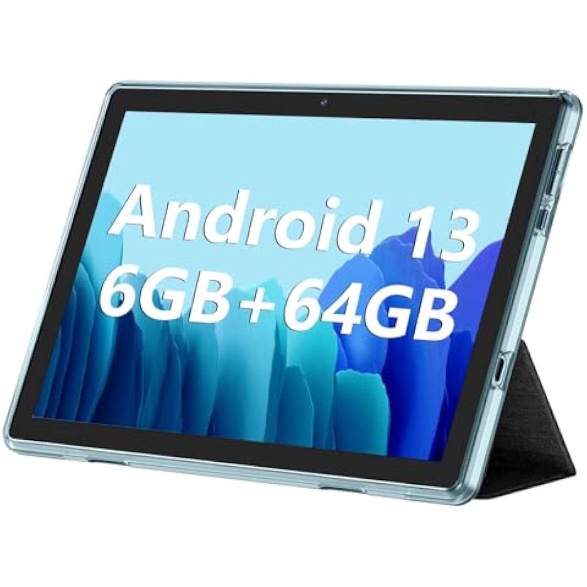 Android Tablet, 10.1 inch Android 13 Tablets 6GB RAM 64GB ROM 1TB Expand, 1280x800 IPS HD