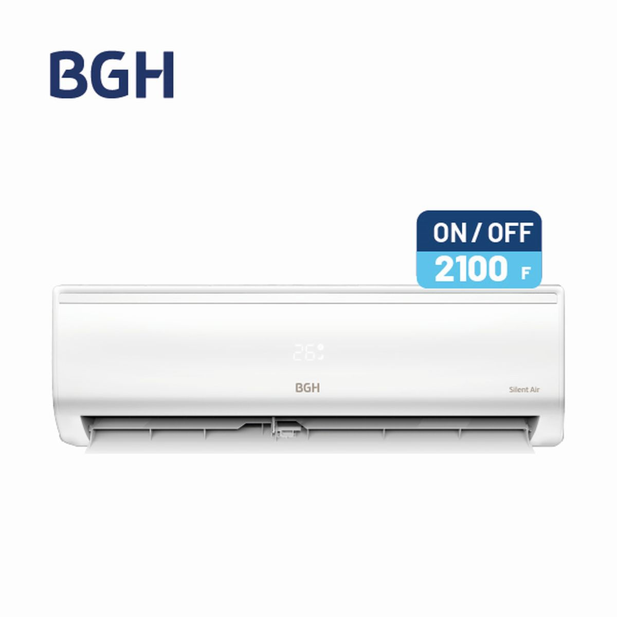 Aire Acondicionado Split BGH 2190 Fg 2450 W Frio / Calor Bs26wchu