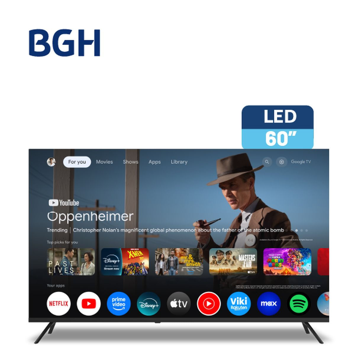 Smart Tv Led Bgh 60" Ultra Hd 4k B6026us6g