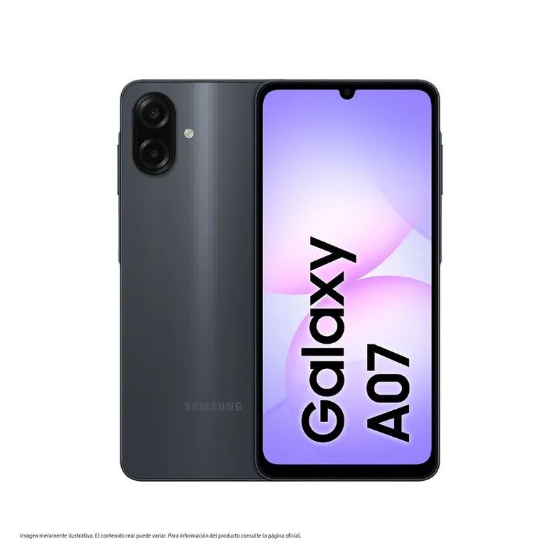 Celular Samsung Galaxy A07 Black 4/128gb 6.7''