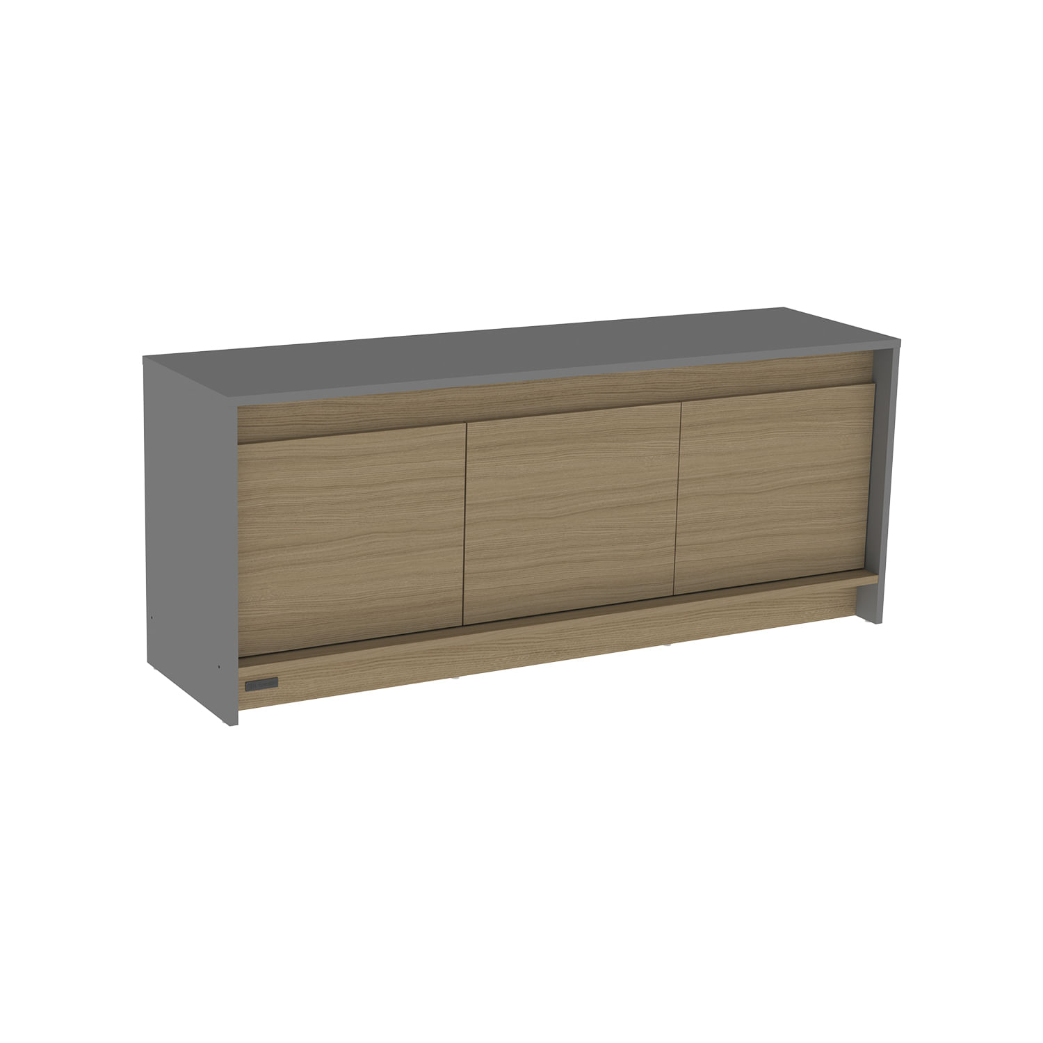 MUEBLE PARA TV MINIMAL - MEL GRAFITO / AVELLANA