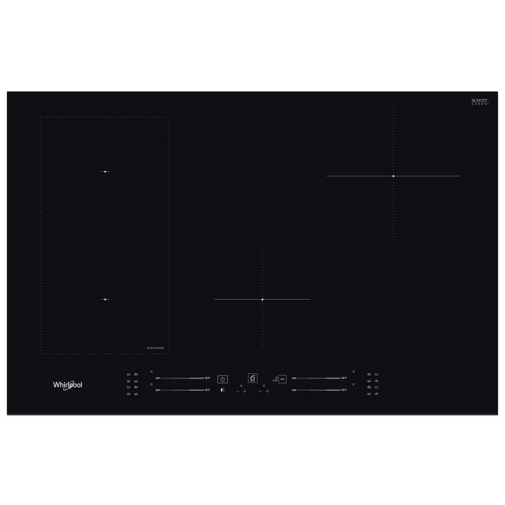 Anafe Eléctrico De Inducción Whirlpool Wdj77 77 Cm 7200w