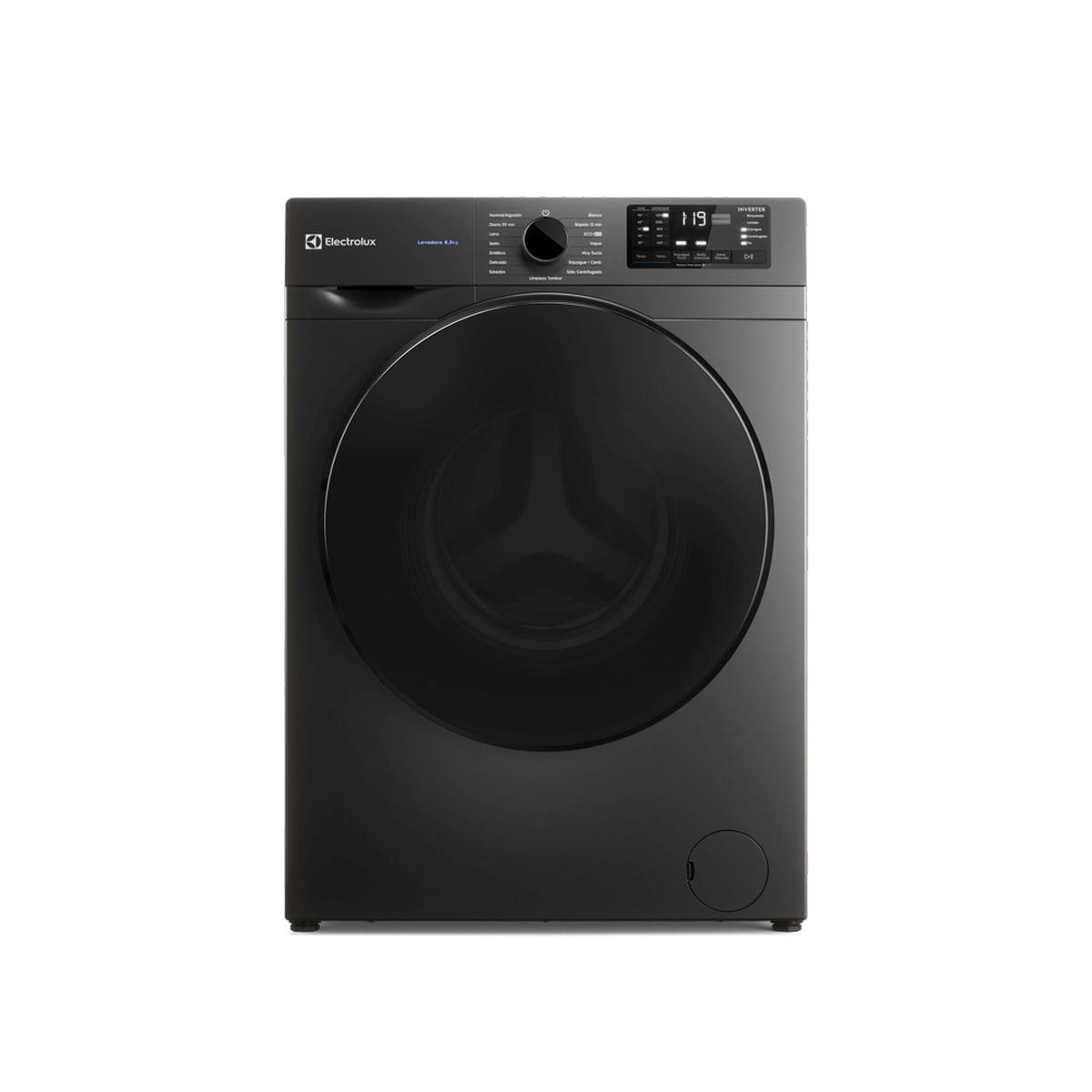 Lavarropas Carga Frontal Inverter Electrolux 8.5kg Elaf208s Silver