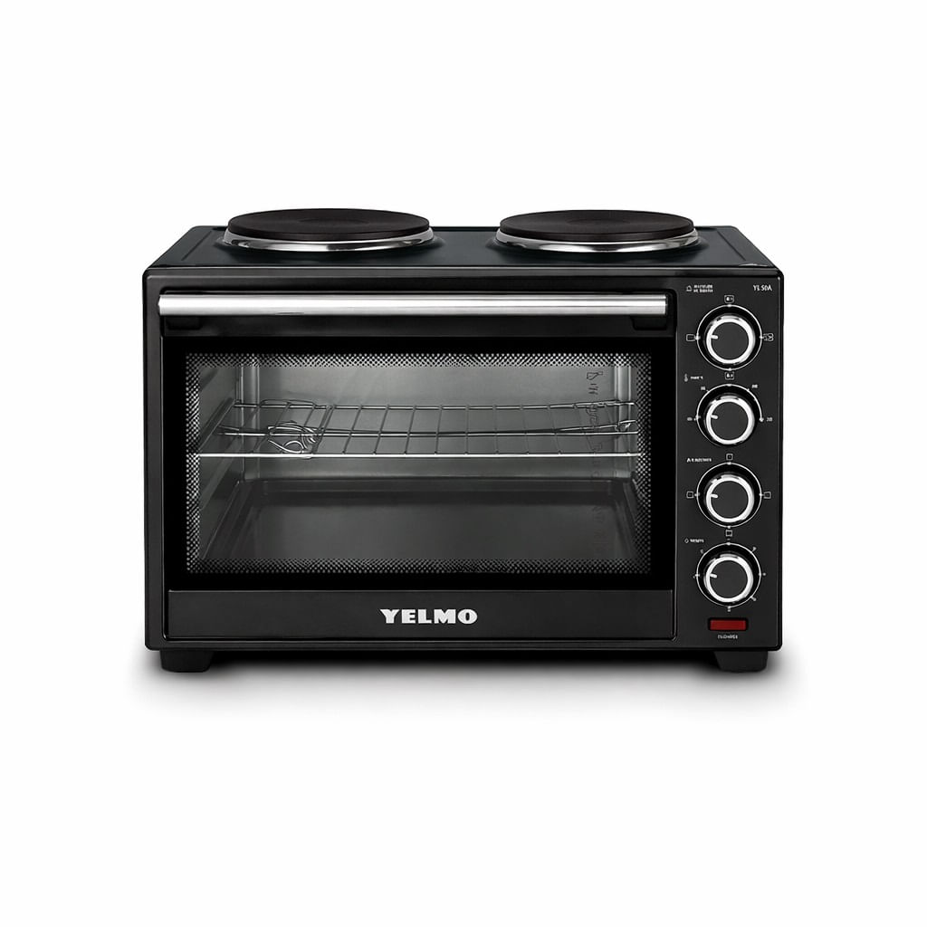 Horno Eléctrico YELMO 50 L Yl-50a Con Anafes 28 L Neto