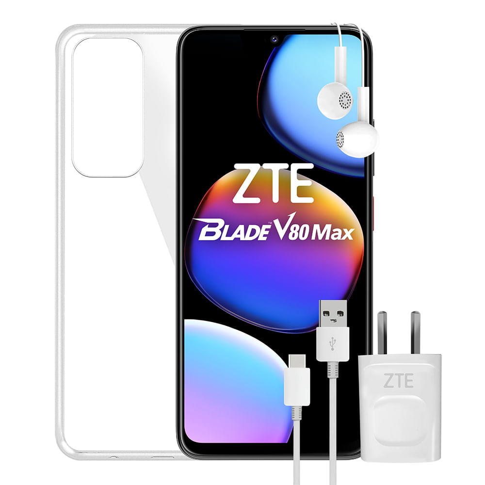Celular Zte Blade V80 Max Black 4/256gb 6.9'' Rva ZTE BLADE V80 MAX BLACK 4/256GB 6.9''RVA