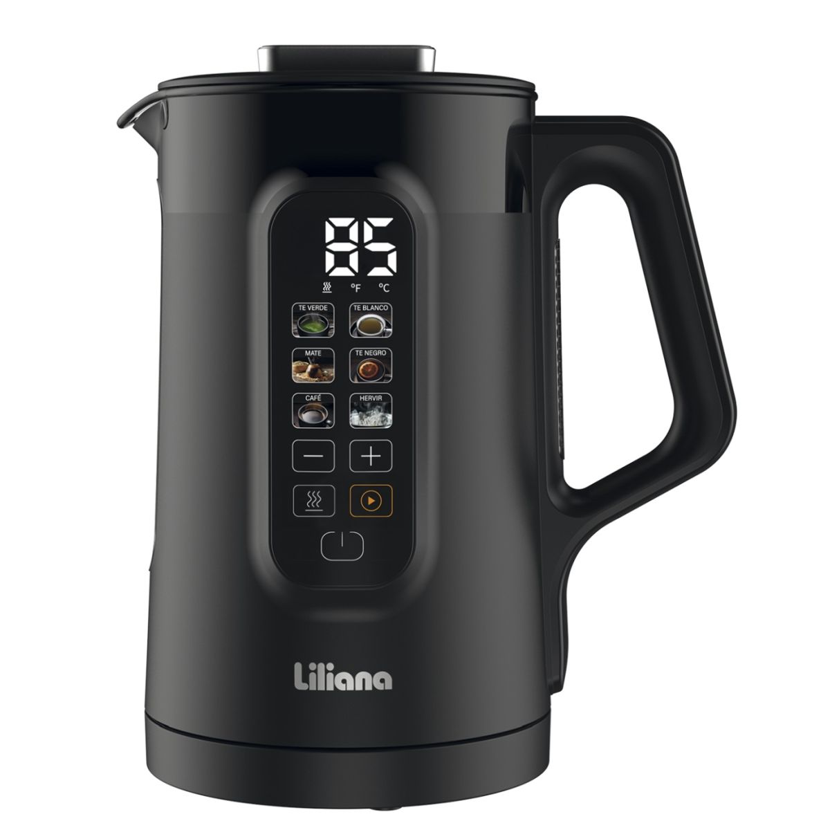 Pava Eléctrica Liliana Ap991 Negra Digital 1.5l 1800w