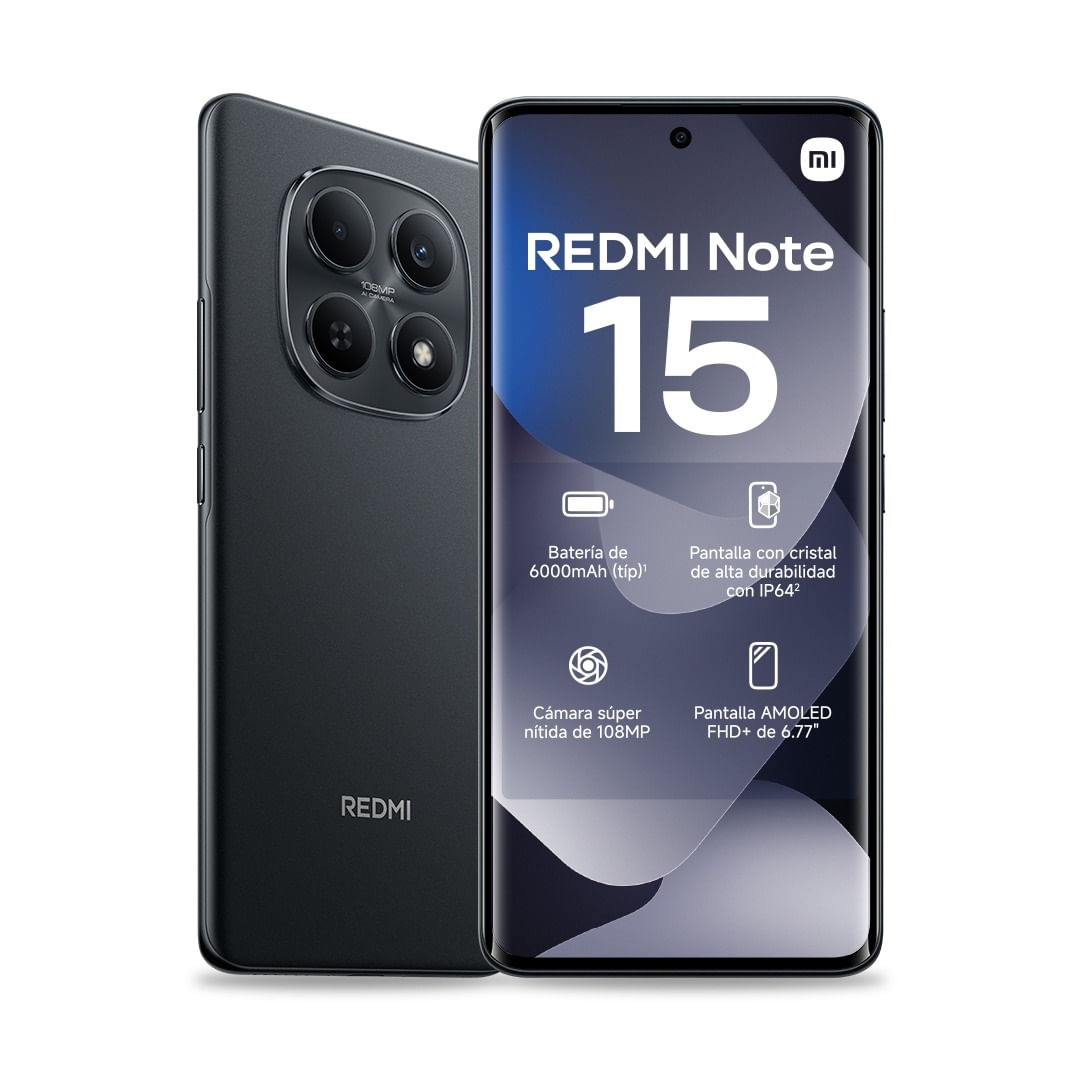 Celular Xiaomi Redmi Note 15 8/256gb Black REDMI NOTE 15 8/256GB BLACK