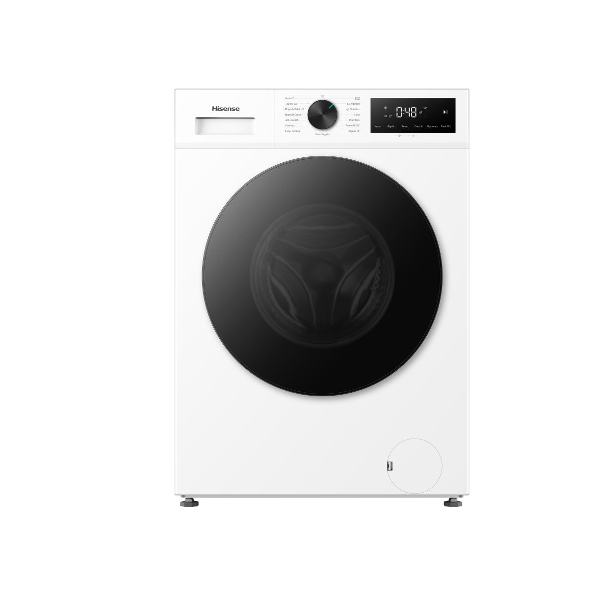 Lavarropas Hisense 8kg Wf1i8041bw 1400rpm Blanco Inverter