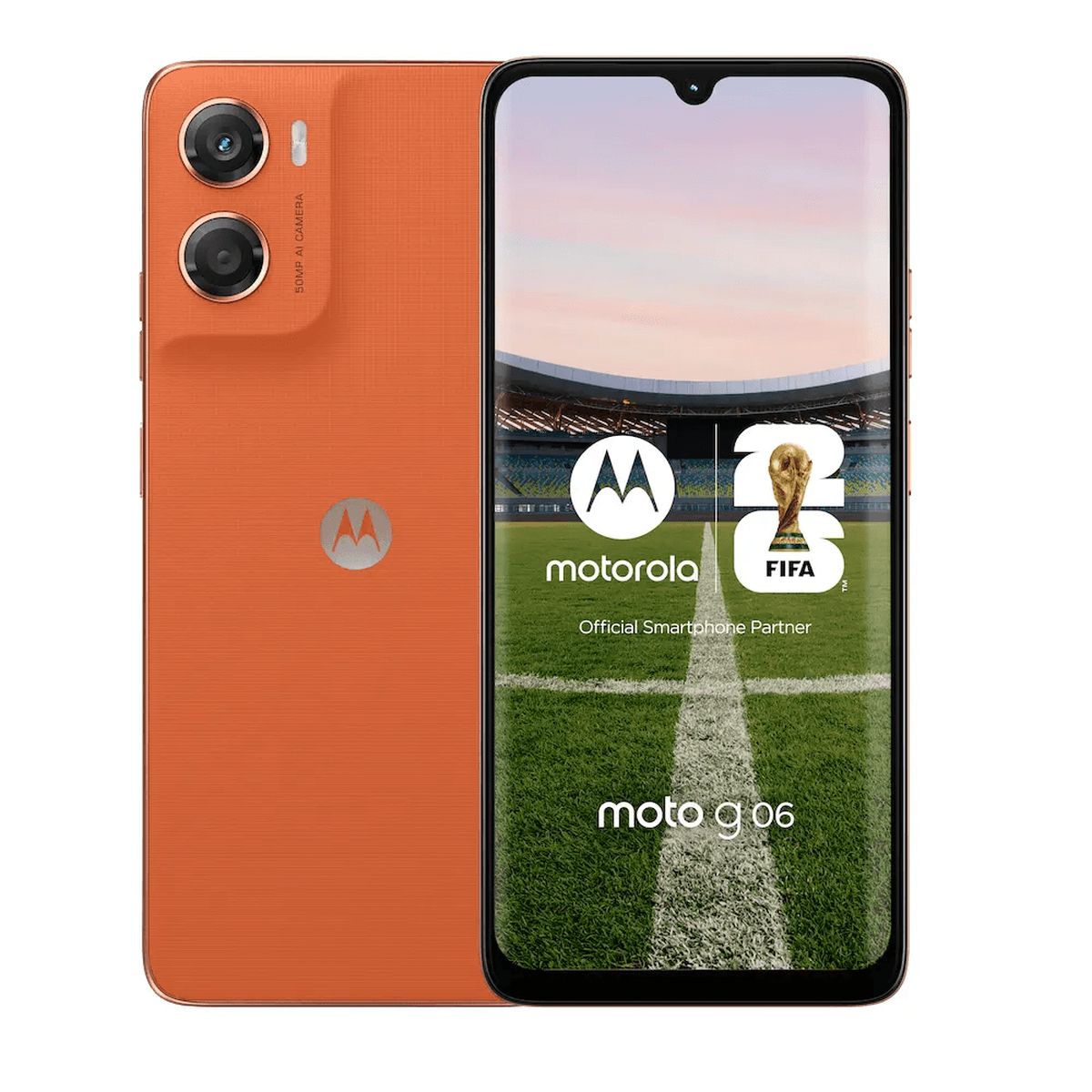 Celular Motorola Moto G06 Naranja 4/64gb 6.88'' Nfc MOTO G06 NARANJA 4/64GB 6.88'' NFC