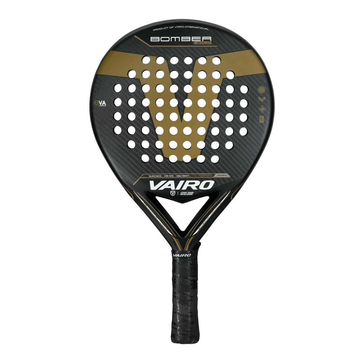 Paleta Padel Vairo Bomber Gold