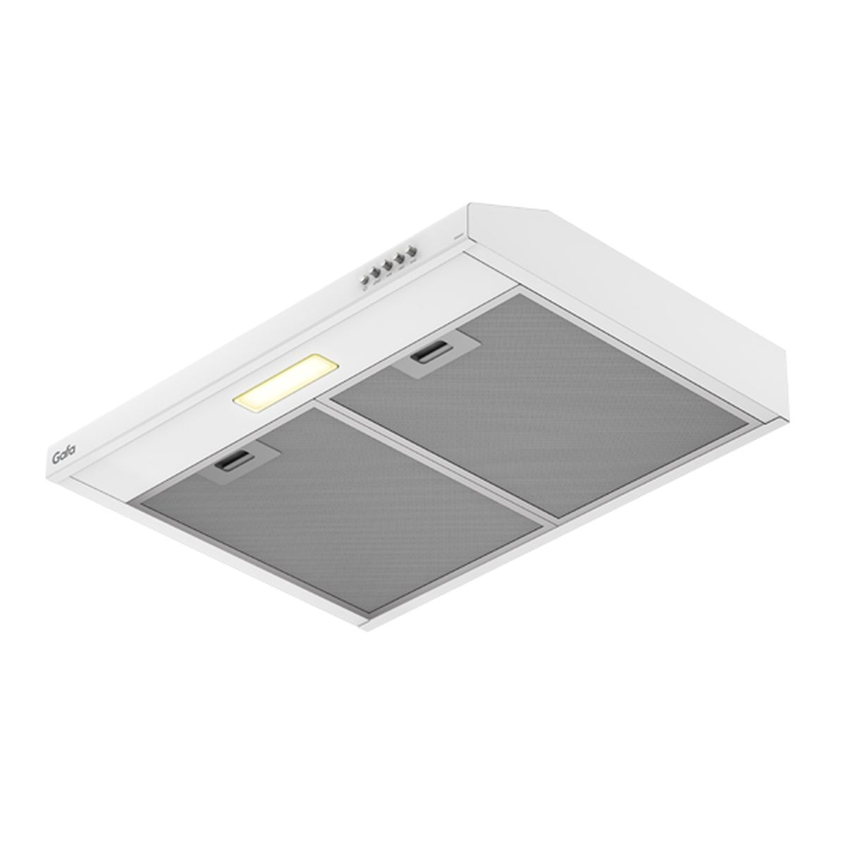 Extractor Gafa 60cm Alto Poder de Succión y 3 Velocidades Inox DG6SS
