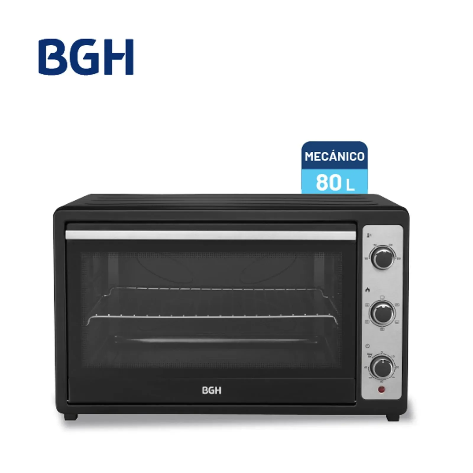 Horno Electrico 80lts Bgh Bhe80m25n 2200w Timer
