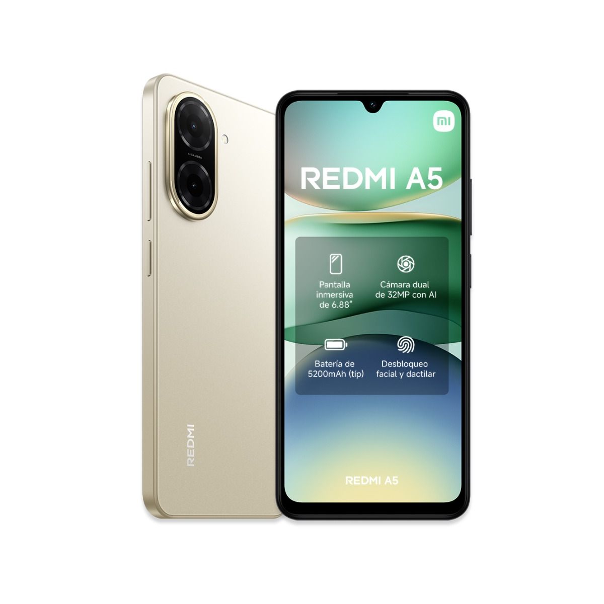 Celular Xiaomi Redmi A5 Sandy Gold 4/128gb 6.88''