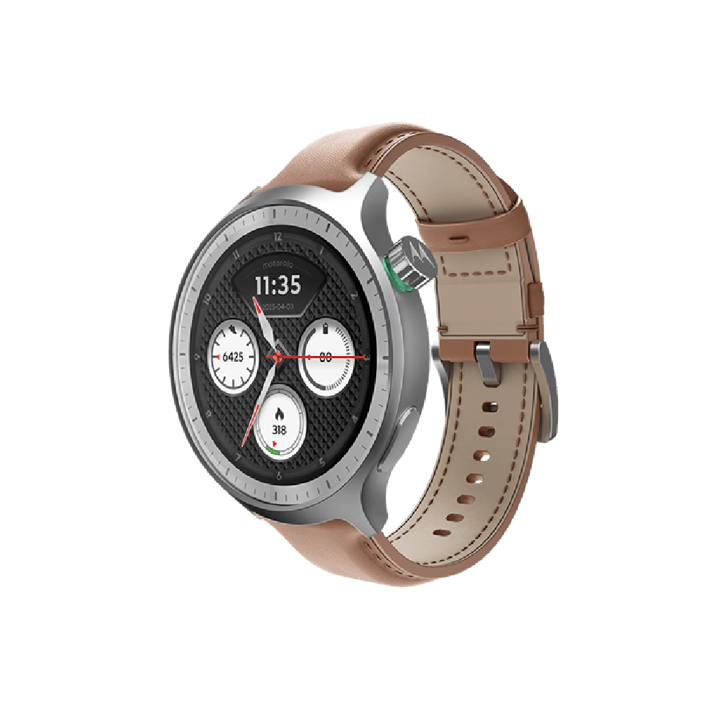 Motorola Reloj Smartwatch Moto Watch - Mocha Mousse Cuero