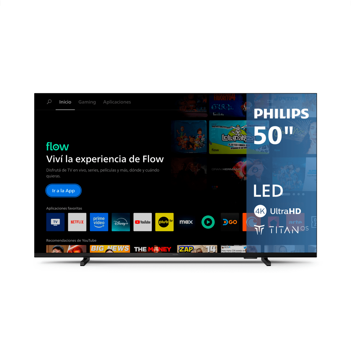 Smart Tv Led 50" 4k Titan Philips 50pud7309/77