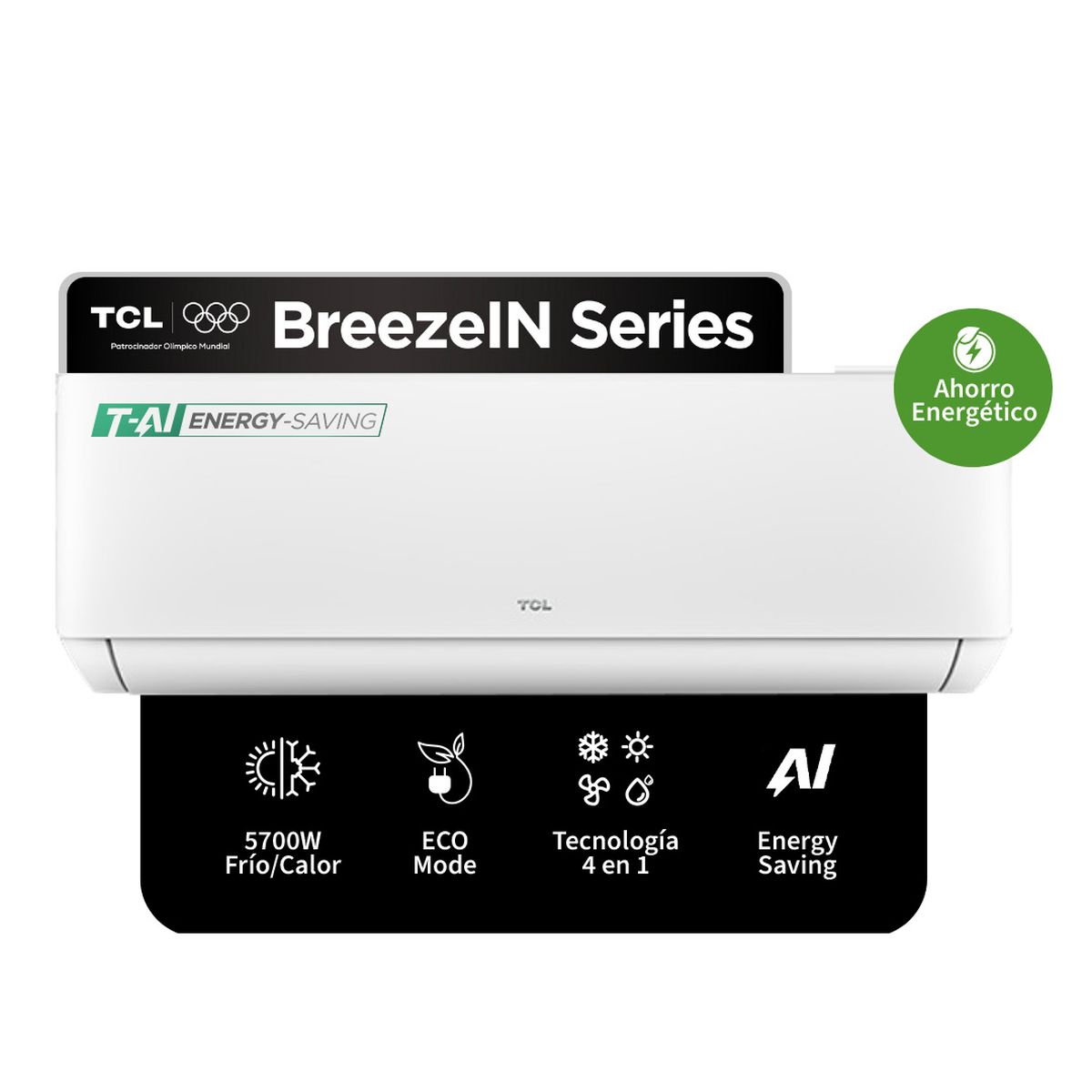 Split TCL 5700w F/C Inv Taca5700fcsd/Tproinv