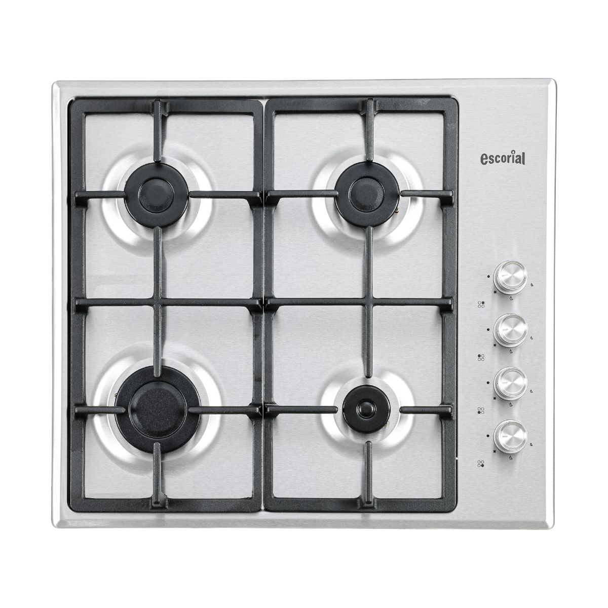 Anafe A Gas Escorial Ag-58 Multigas 4 Hornallas Acero Inoxidable