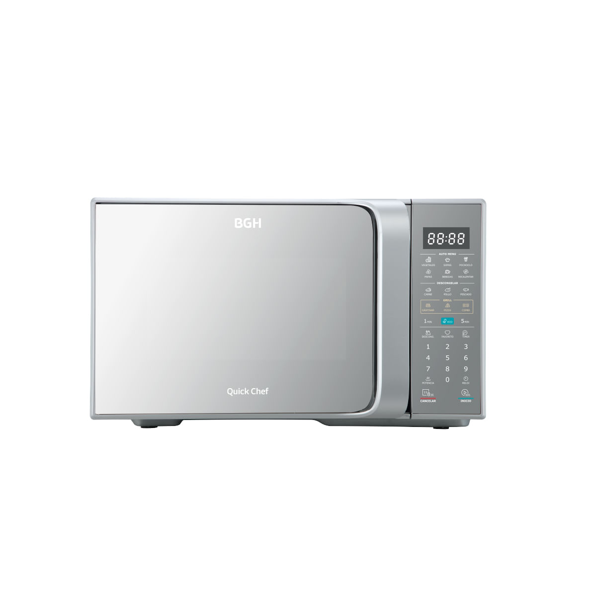 Microondas Bgh 28l Q.chef B228ds26i Grill Gris