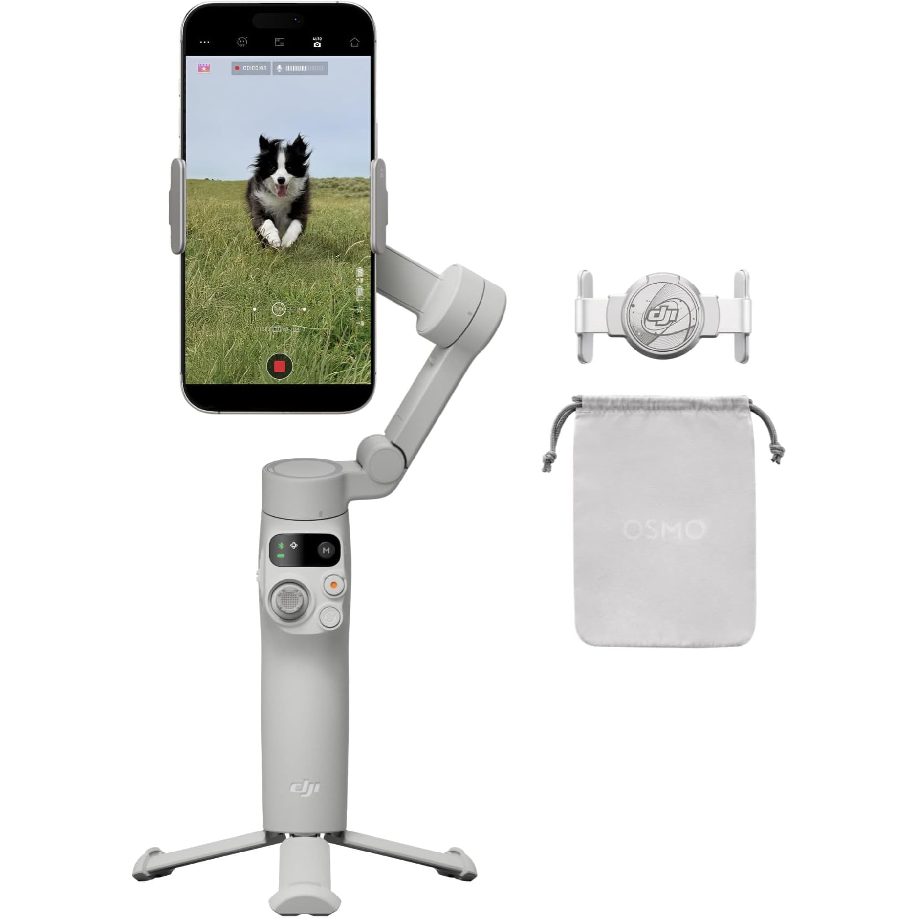 Estabilizador DJI Osmo Mobile 7 Cardan 3 Ejes ActiveTrack 7.0 Tripode Integrado