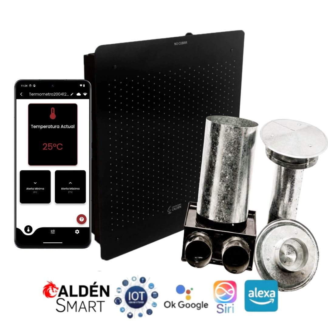 Calefactor Caldén 2000 Kcal/h Tiro Balanceado Vertical Smart Gas Natural