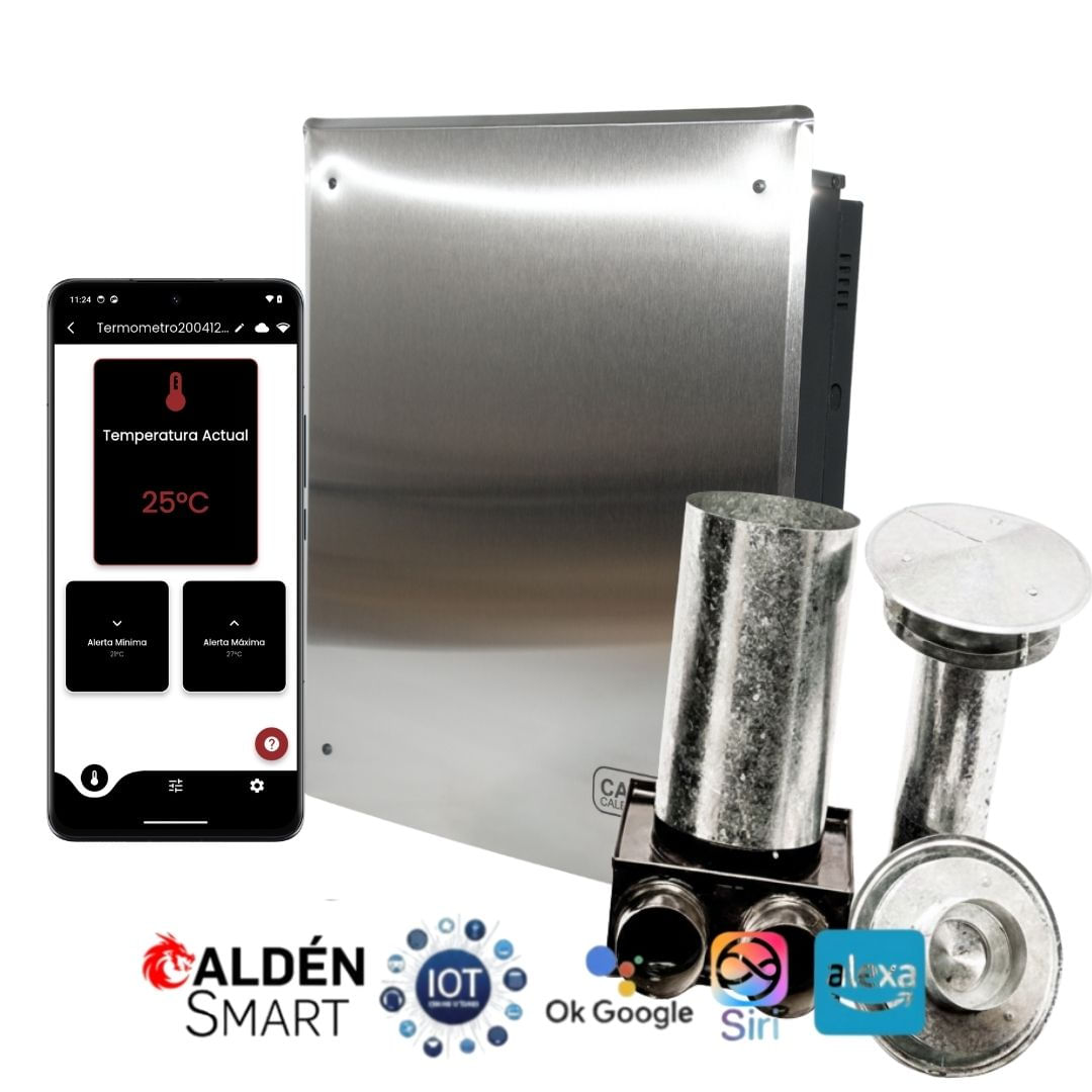Calefactor Caldén 2000 Kcal/h Tiro Balanceado Vertical Smart Gas Envasado