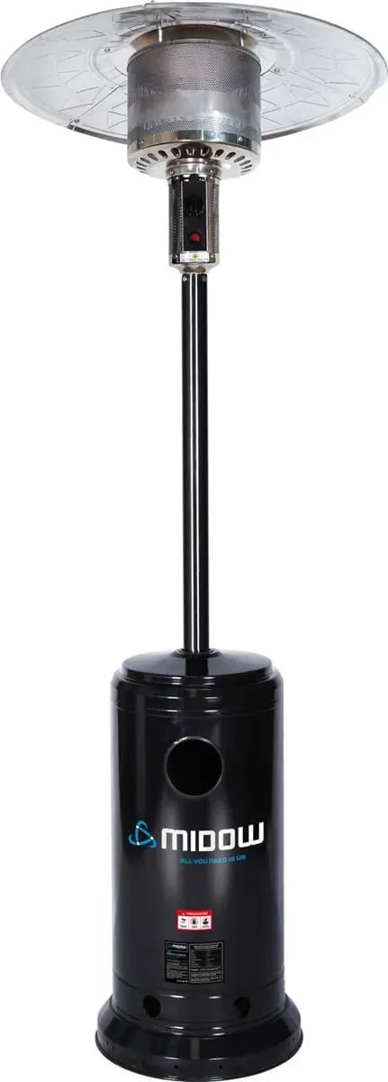 Calefactor Exterior Midow A Gas 10320 Kcal Tipo Hongo