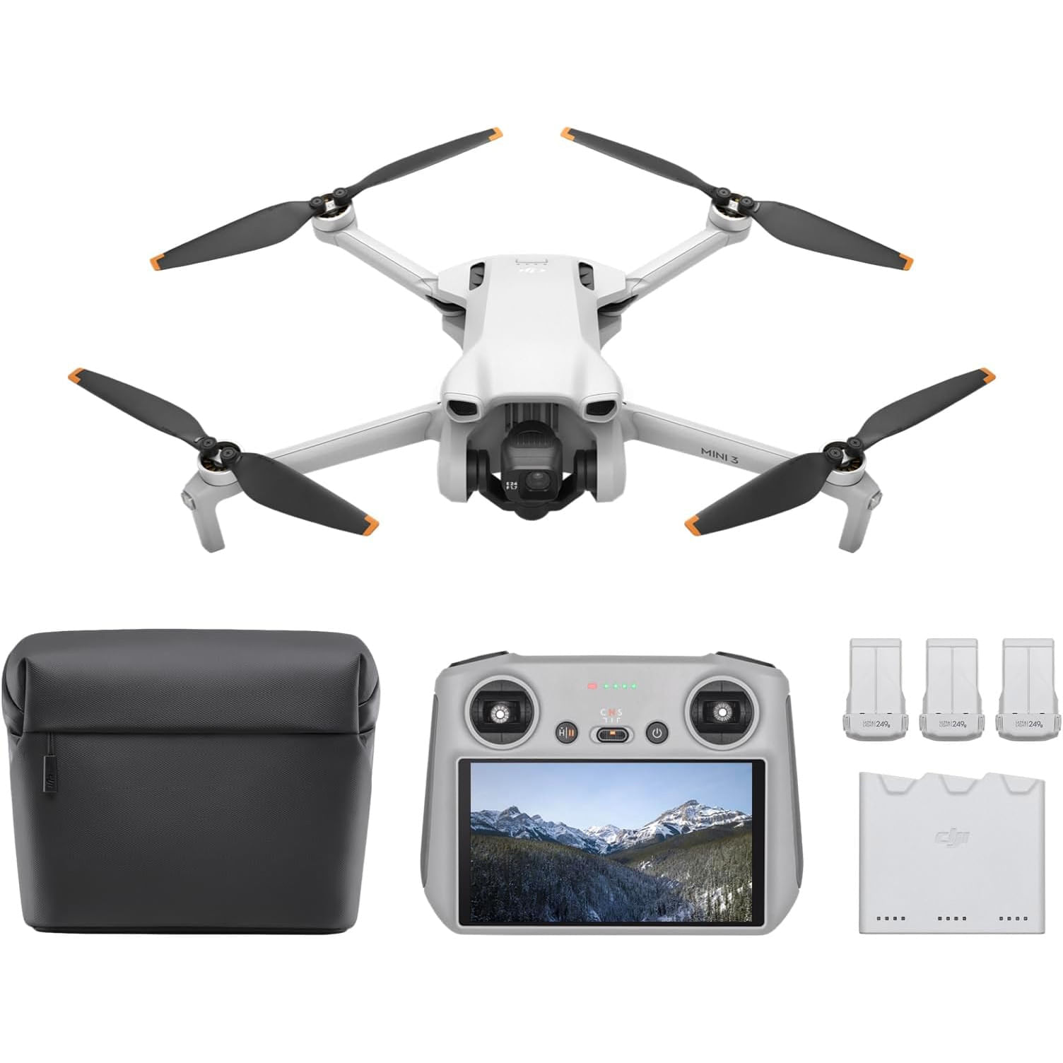 Dron DJI Mini 3 Fly More Combo DJI RC Video 4K HDR 38 Minutos De Vuelo