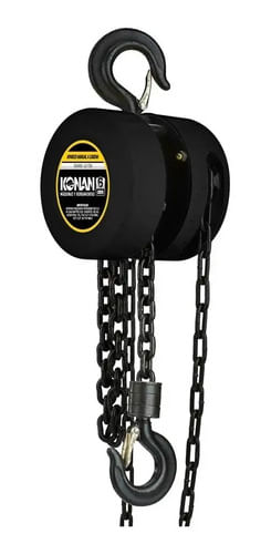 Aparejo Manual 0.5 Tns Konan 3 Mts. Cad