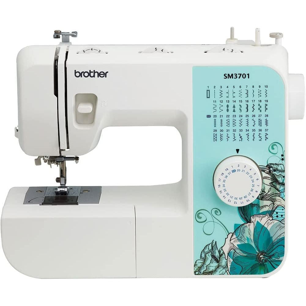 Maquina de coser Brother SM3701 mecanica 37 puntadas con ojalador automatico