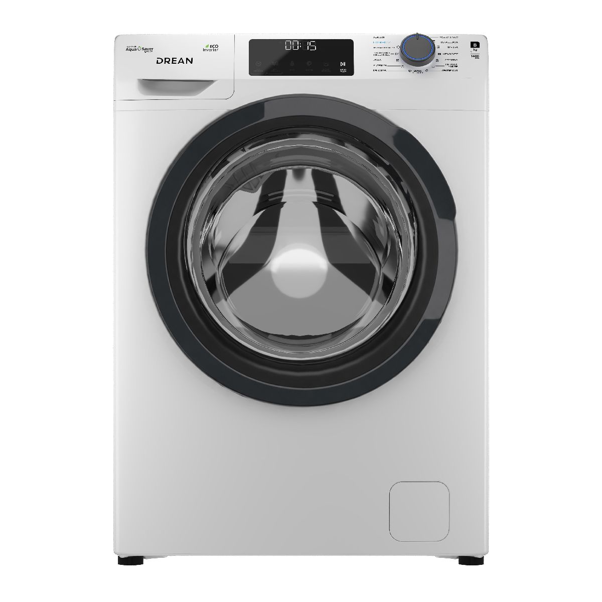 Lavarropas Carga Frontal Inverter Drean 8kg Blanco