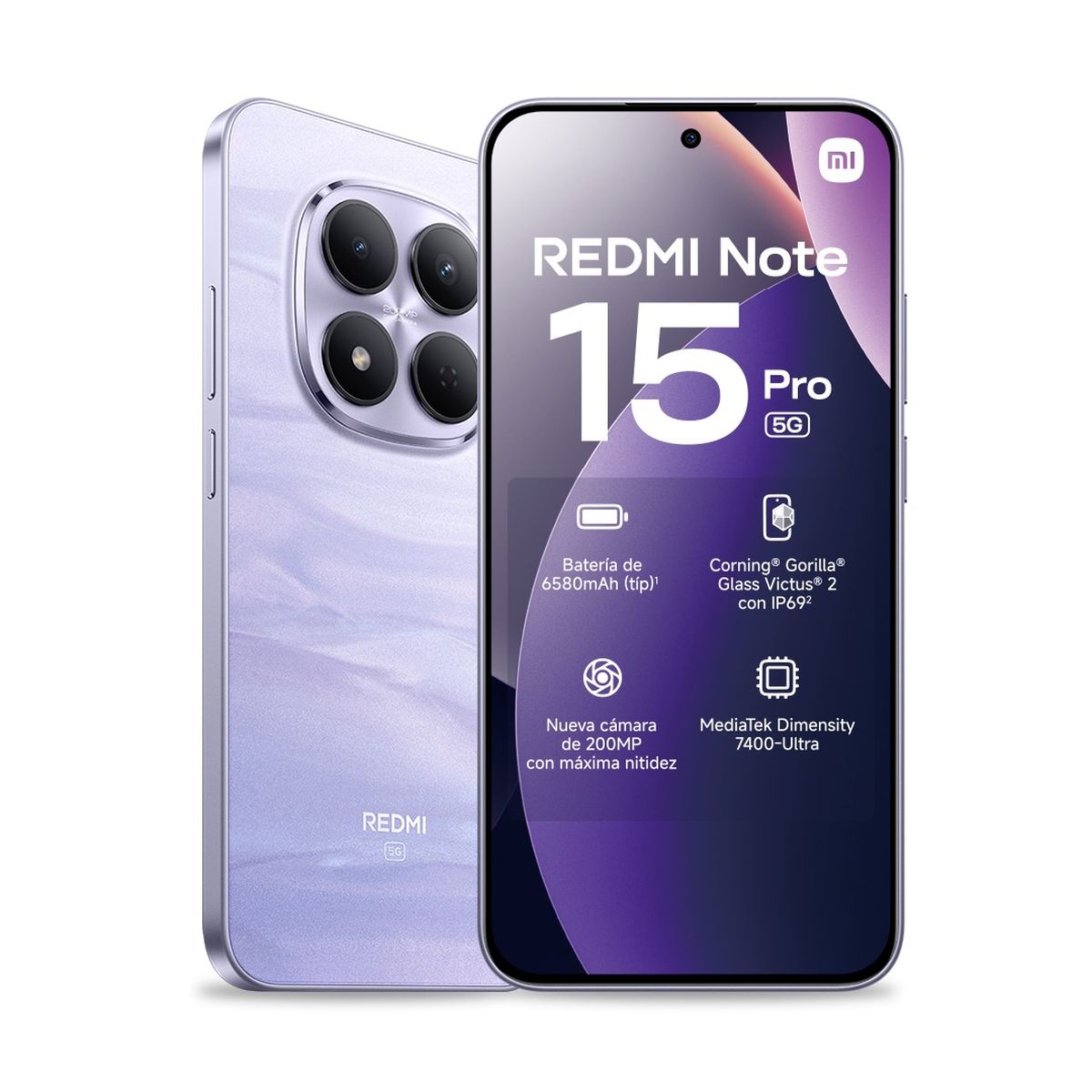 Celular Xiaomi Redmi Note 15  Pro 5g 512gb 8gb Ram Mist Purple