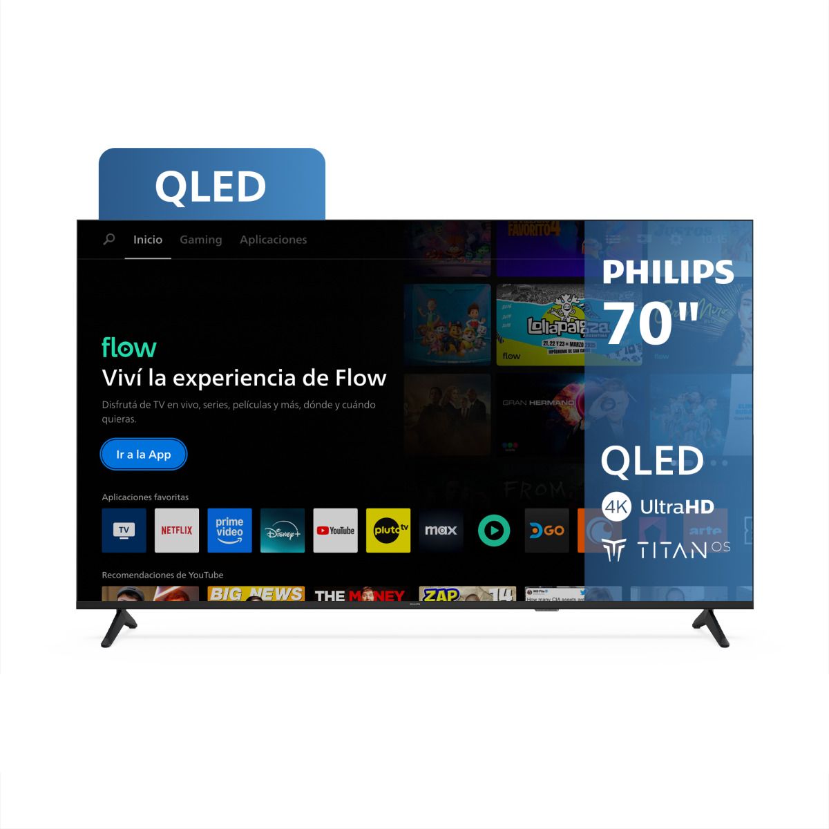 Smart Tv Philips 70 Pqd7811/77 Qled 4k Titan