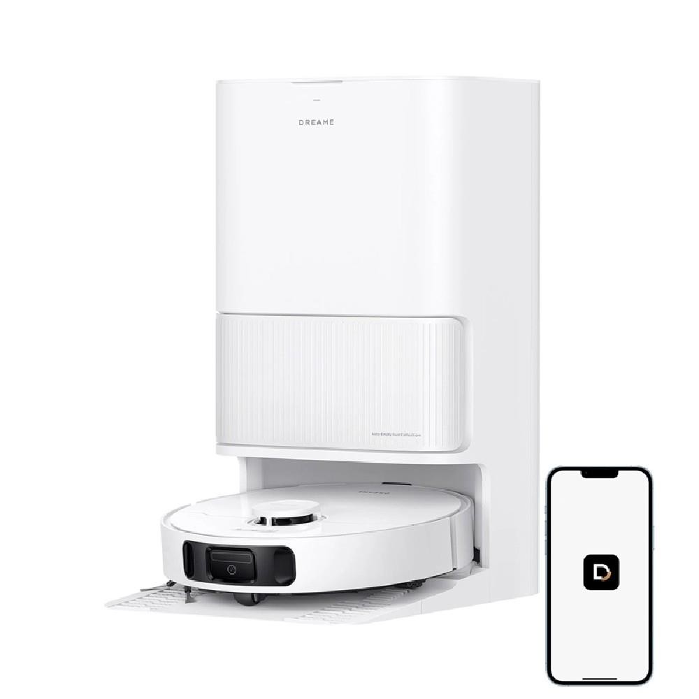 Aspiradora Robot Dreame D20 Ultra Trapeadora Premium Con Secado Aire Caliente White